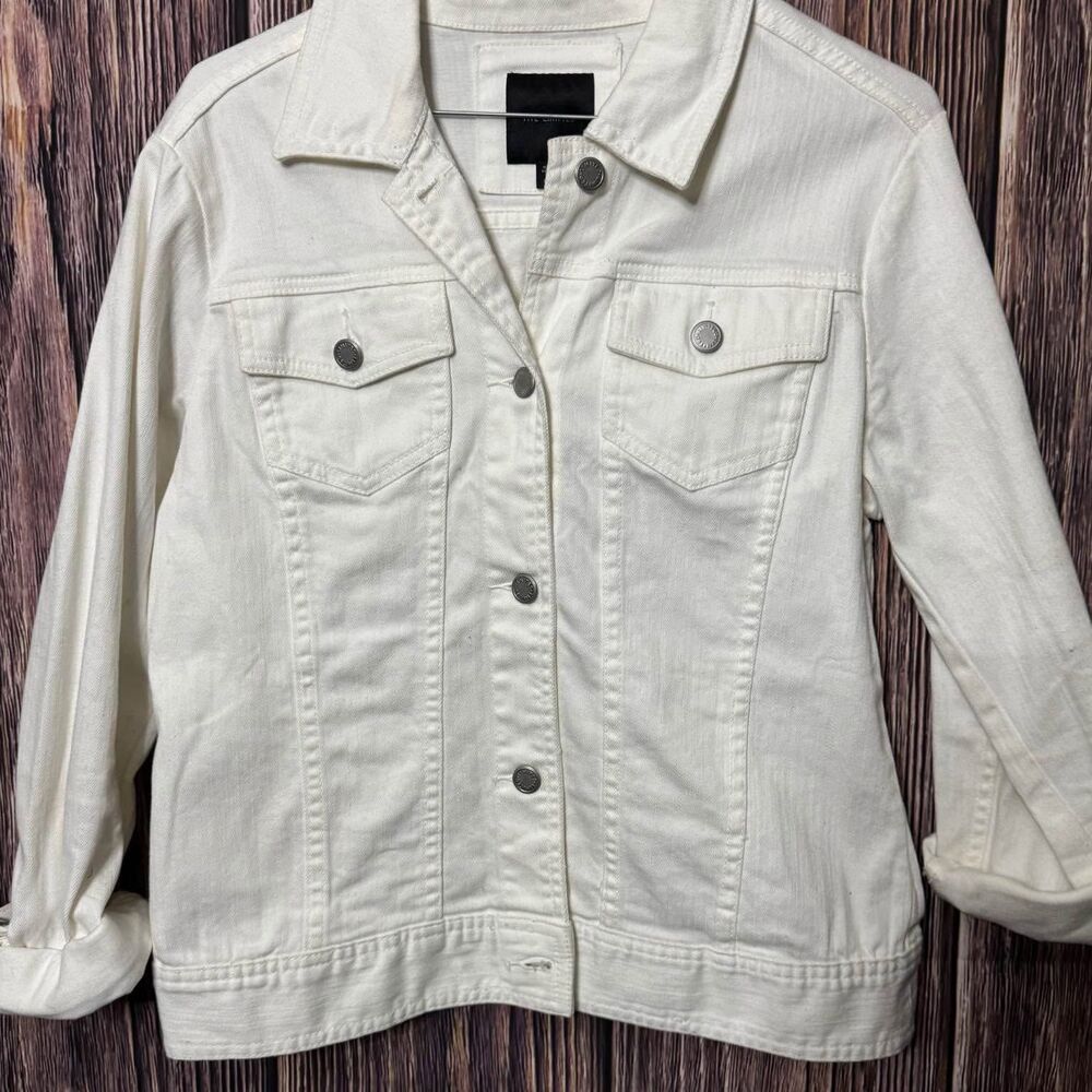 The Limited White Denim Jacket, Size M
